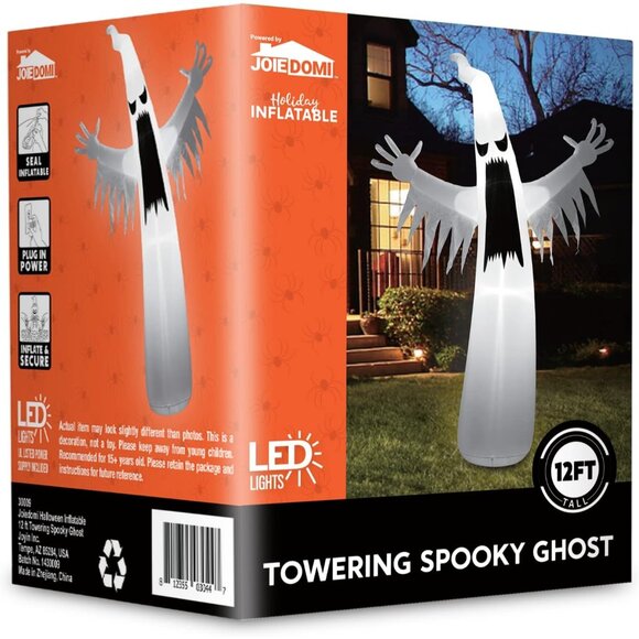 Joiedomi 12 FT Halloween Inflatables Outdoor Decorations with LEDs for Outside - Picture 8 of 9